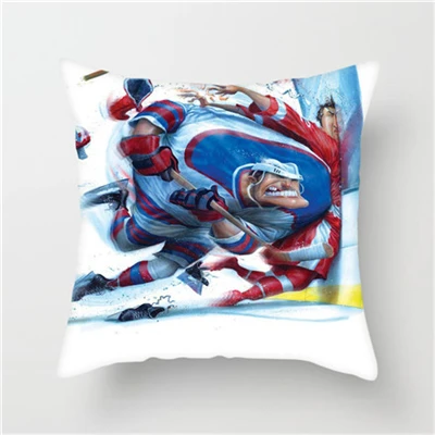 JJBZZZY0104 Fuwatacchi современный NHL спортивный чехол для подушки хоккейная наволочка для подушки домашний диван декоративные подушки для декора домашний стул наволочки - Цвет: JJBZZZY0104
