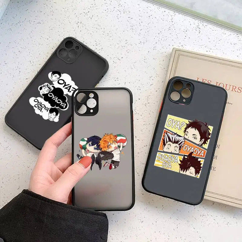 

Haikyuu Hinata attacks Anime Phone Case For iphone 12 11 7 8 plus mini x xs xr pro max matte transparent cover