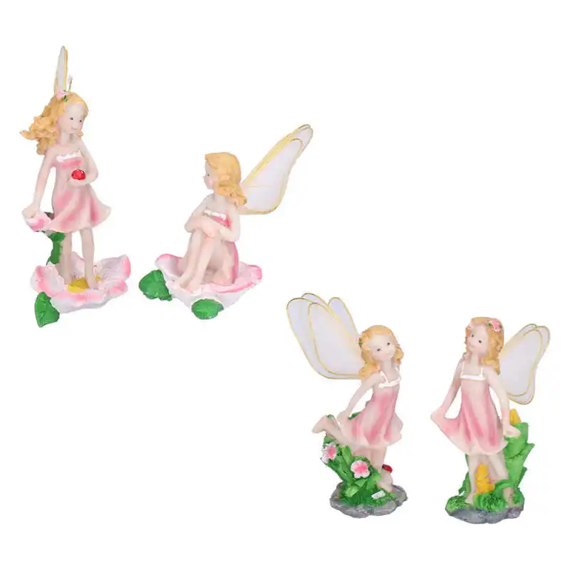 

home decoration home decoration accessories Fairy Ornament Resin Fairy Statue Miniature Figurines for Countyard Garden
