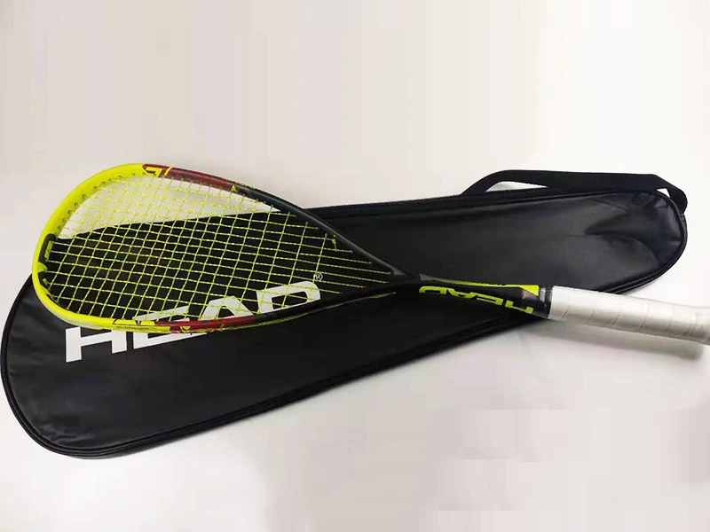 Углеродная головка ракетки для сквоша с нить сумка скоростная Спортивная