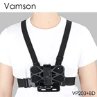 Нагрудный ремень Vamson с держателем для телефона, фиксирующее крепление для iPhone, Xiaomi, Samsung, Huawei, для Gopro 10, 9, 8, 7, для Insta360