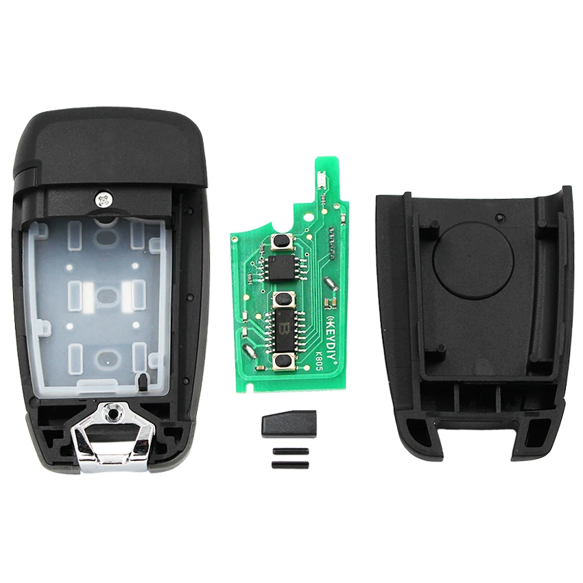 3 кнопки складной дистанционный ключ-брелок 433 МГц ID46 чип для Kia Sportage 2010-2014 FCC ID: