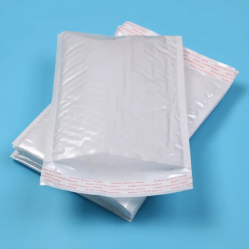 11*11cm 50pc Plastic White Foam Envelope Bag Mailers Padded Shipping with Bubble Mailing Gift Wrap Packaging Bags |