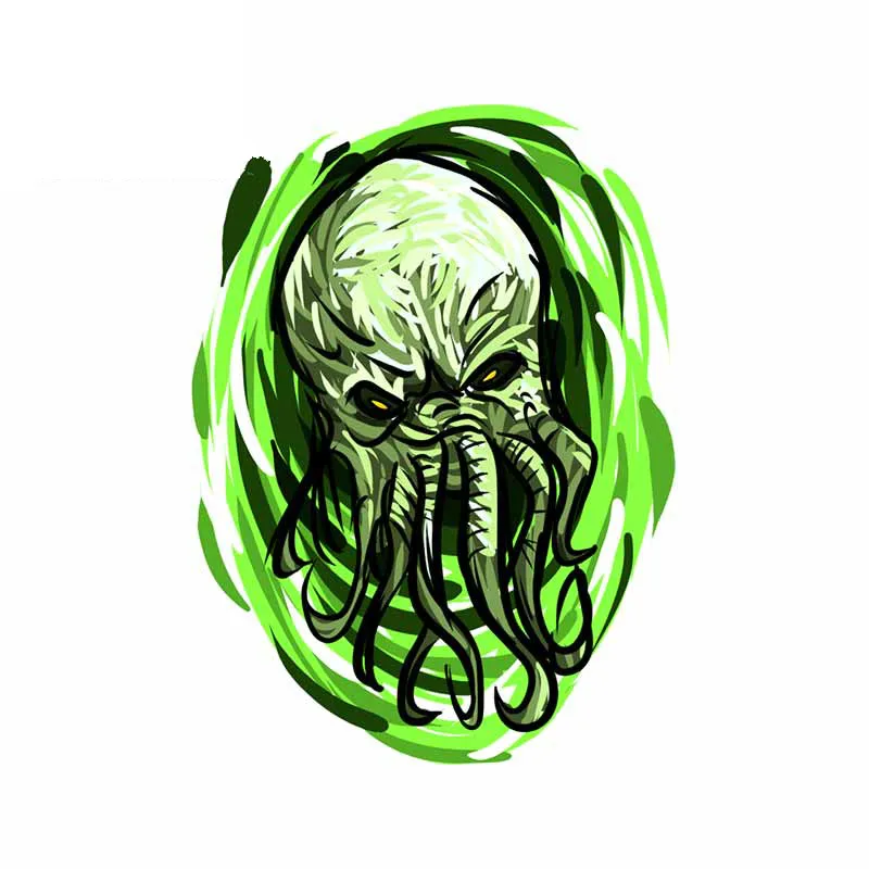 Креативная зеленая Осьминог сирена окна Водонепроницаемая наклейка кондиционер