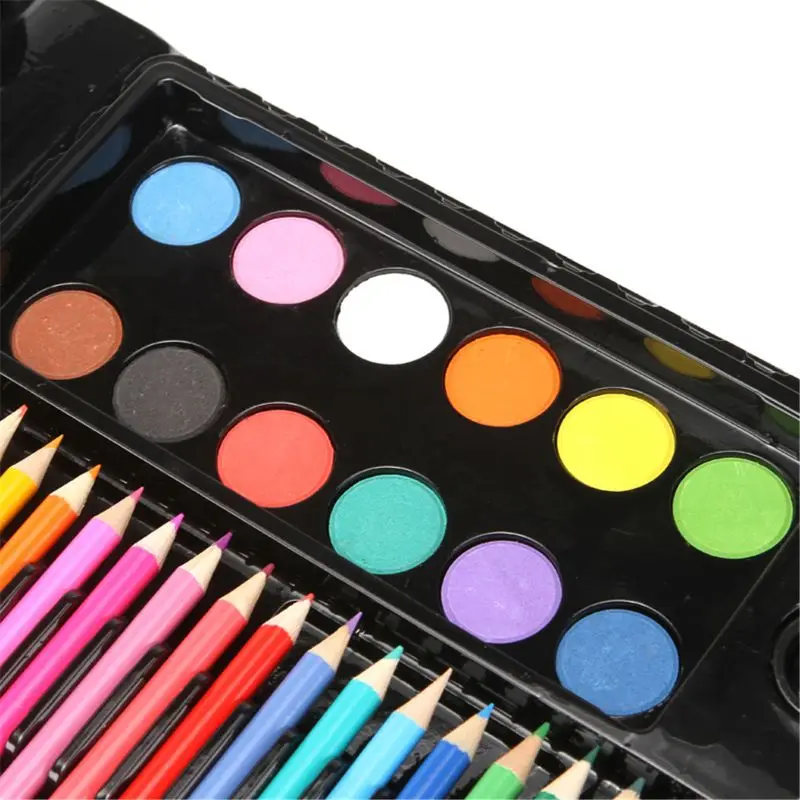 

150pcs Painting Pencil Set Water Colored Marker Pen Crayon Oil Pastel Sketching Paint Brush Children Kids Drawing Tool Supplies