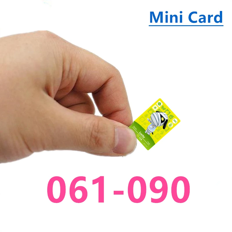 

Mini Card Animal Croxxing 061~090 Amxxbo Ntag215 Chip NFC Game Card For NS Switch