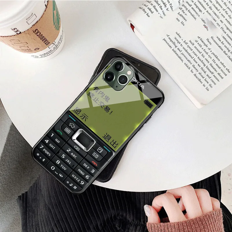

personality Tempered glass Mobile phone Case For iphone XR X XS Max 6 6S 7 8 Plus 11Pro Fashion Soft Cell Phone Case NEW