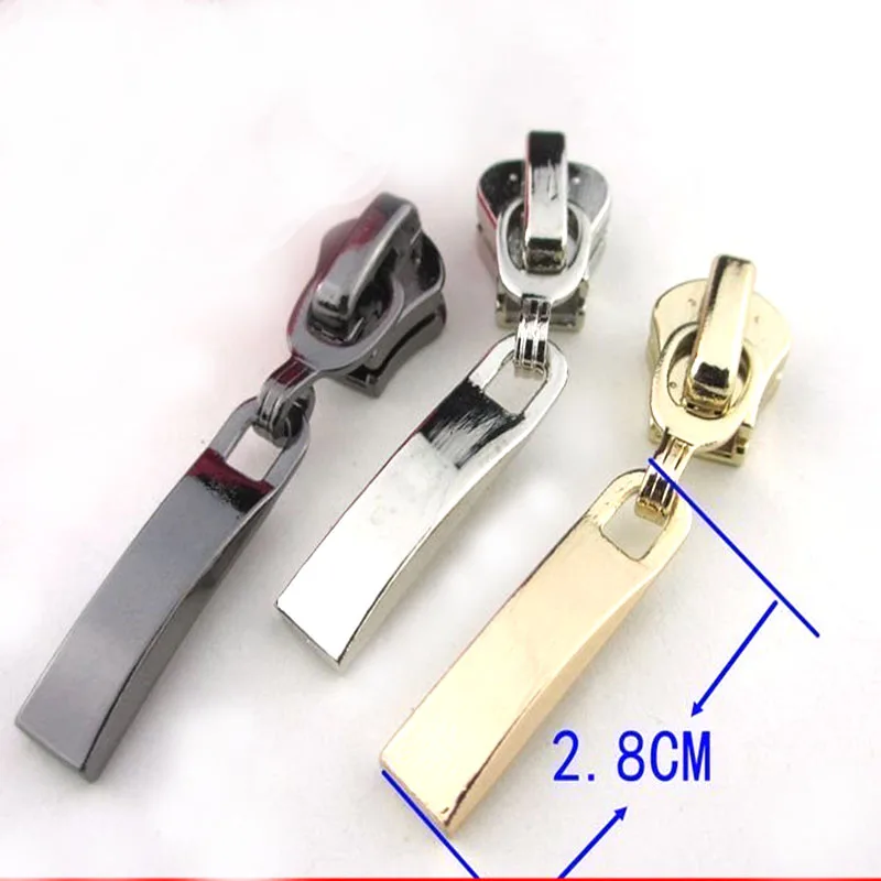 Оптовая продажа 10 шт 5 # металлические слайдеры на молнии для самостоятельного