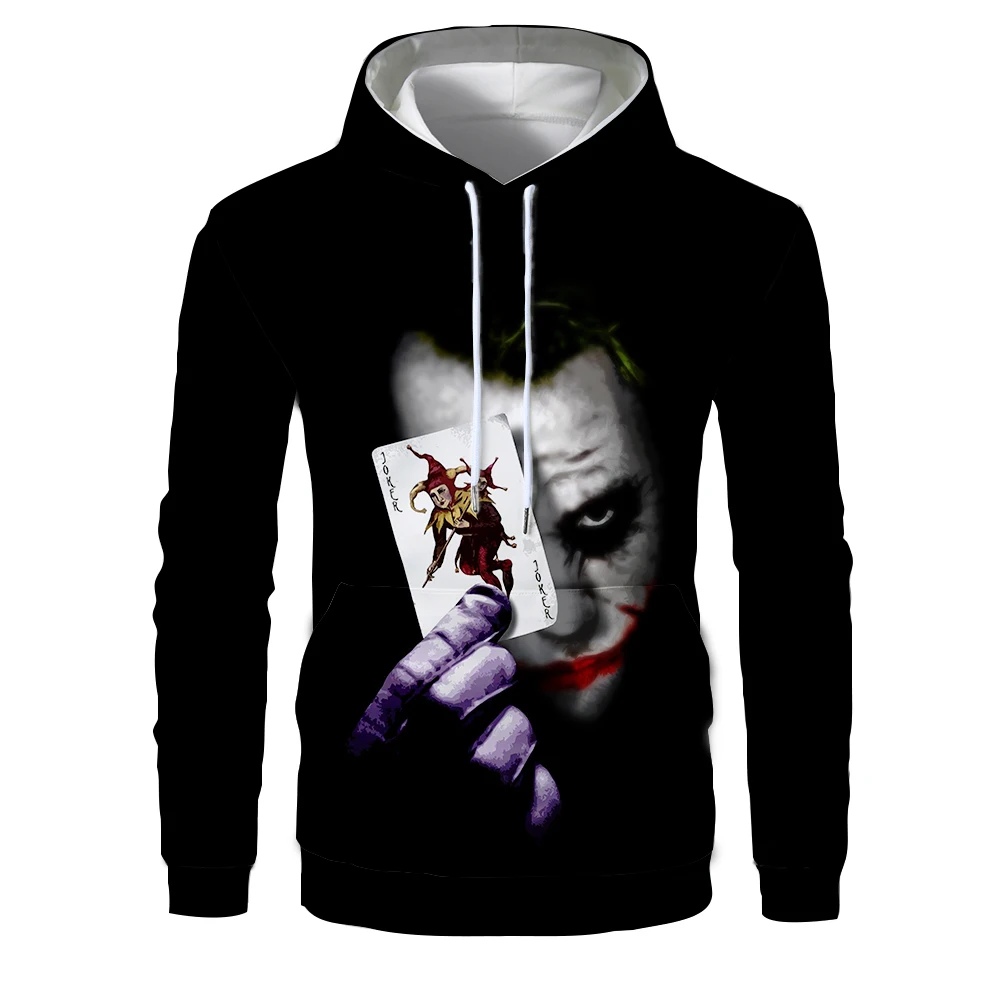 2019 хаха Джокер 3D Толстовка для мужчин и женщин хип-хоп забавная Осенняя уличная