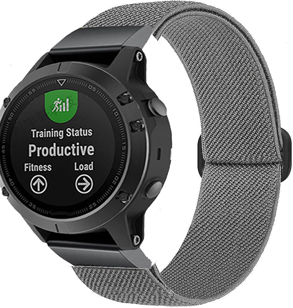 

Soft Lightweight Breathable 22mm Nylon Loop Fastener Watch Band Strap for Garmin Fenix 6 6Pro 5 5plus Forerunner 935 Wristband