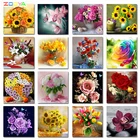 ZOOYA 5d алмаз живопись цветы алмаз вышивка сиреневый белый clove Полный Круглый дрель мозаика продажи ручной росписи по номерам