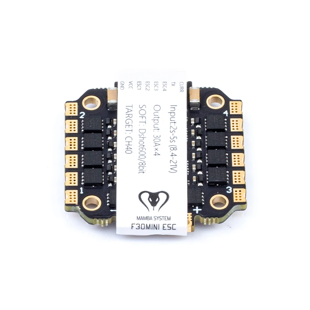 Diatone MAMBA F30MINI 2-5S 4 en 1 Blheli_S ESC Dshot600 controlador electr&oacute;nico de velocidad para Dron Taycan-1