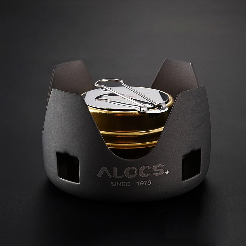 

Alocs B02 Ultralight Mini Outdoor Alcohol Stove Portable Outdoor Camping Stove Liquid Solid Stoves