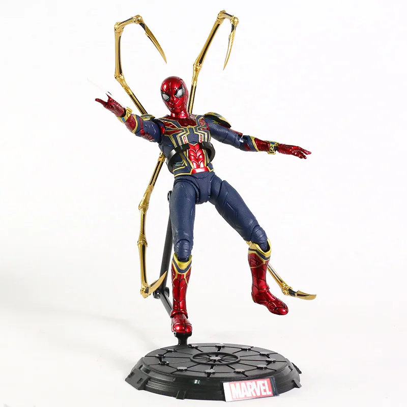 

Marvel Avengers Endgame Iron Spiderman Collectible Action Figure Model Toy