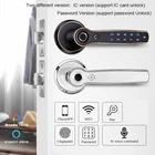 Умный дверной замок TTLOCK, с Wi-Fi, блокировкой по отпечатку пальца и паролем, с поддержкой Alexa Google для США