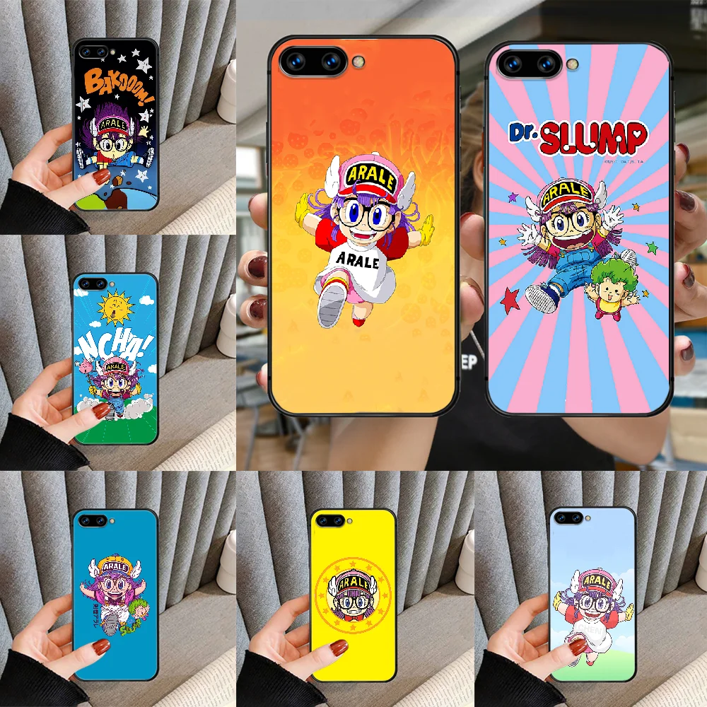 Аниме Dr Slump Arale чехол для телефона HUAWEI Honor Nova 5 7 8 9 10 20 30 A C T I X Lite Pro Черный