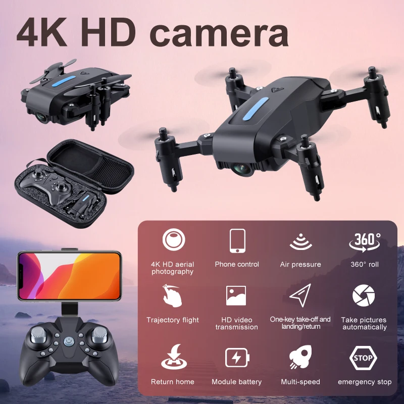 M9 PRO MINI Drone Skimmer With 4K Profissional HD Cameras Foldable Quadcopter Dron Children Mini RC Helicopter Skimmer Toy Gifts