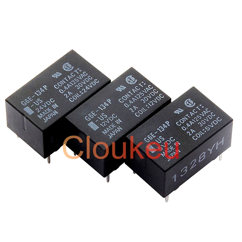 Реле G6E 134P US 5VDC 12VDC 24VDC 3A 5pin|Выключатели| |