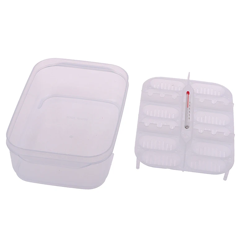 

Practical Plastic 12 Grids Plastic Reptiles Egg Incubator Tray Lizard Snake Eggs Hatcher Box Incubation Tool Terrariums