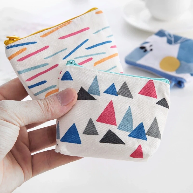 2 шт. кошельки маленькая сумка кошелек для монет тканевый Кошелек леди модный