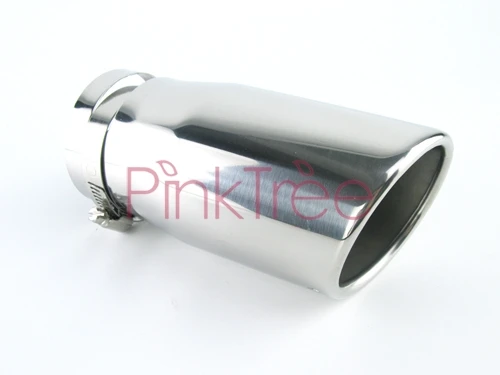 1 piece Для Audi Q5 2009- Volkswagen Tiguan Volvo XC60 XC90 2003-15 Ehaust глушитель наконечник из нержавеющей стали аксессуары для автомобиля - Цвет: 1 piece