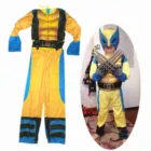 Детский маскарадный костюм Росомаха, маскарадный костюм супергероя для мальчиков на Хэллоуин, карнавал, вечеринку, необычный комбинезон