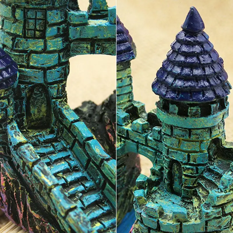 

Aquarium Dark Castle Aquarium Decor Ornament Simulation Fish Tank Decorations