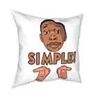 Наволочки Khaby с утопленным мемом, простые наволочки для подушек с забавным взломом для парней, модные декоративные наволочки для дома 18 дюймов