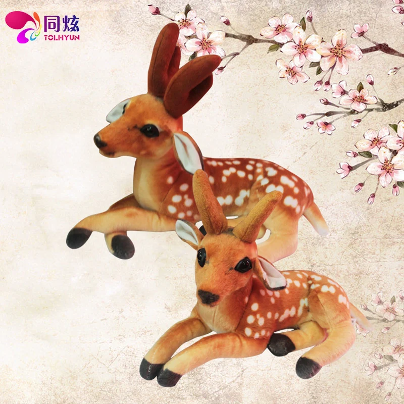 Декоративные украшения в виде оленя sika плюшевые рождественские | Дом и сад