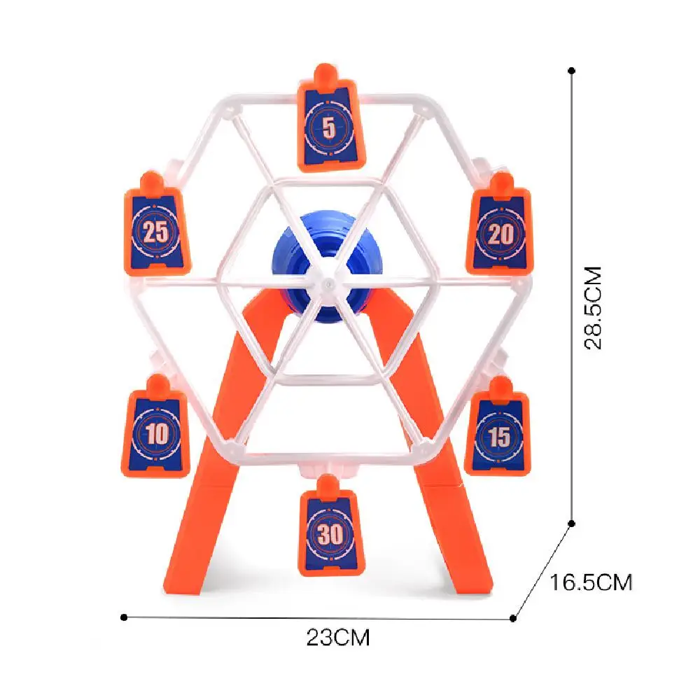 Электрическая вращающаяся игрушечная цель с логотипом пистолет подарок для