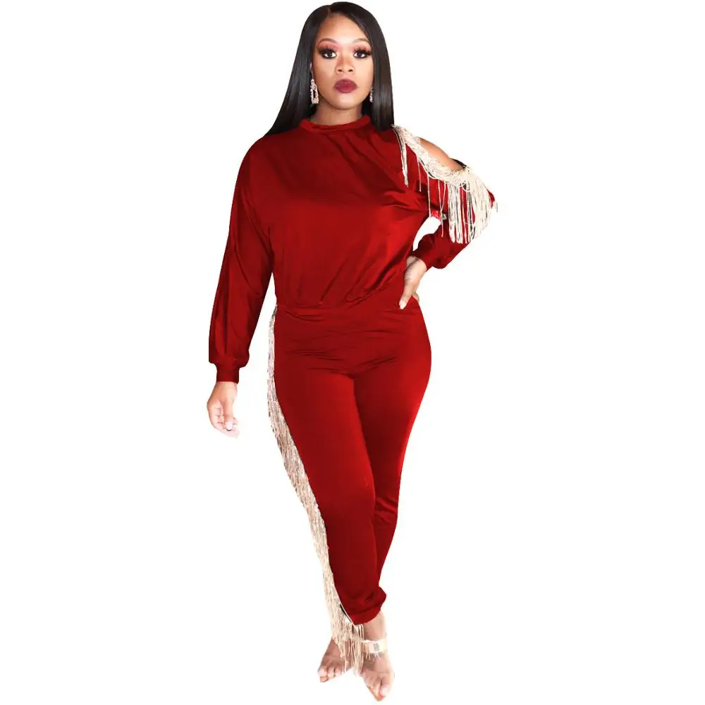 Женский комплект из двух предметов однотонный спортивный костюм с круглым