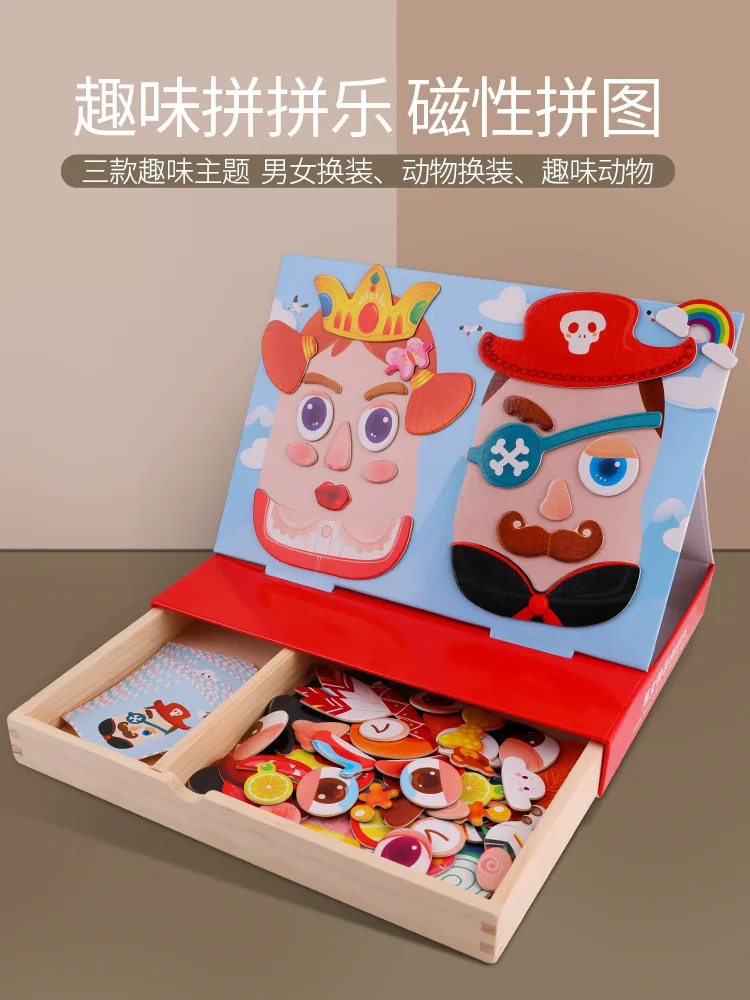 

Деревянные пазлы для раннего образования различные Пазлы животные персонажи сцены Правописание детские игрушки M79