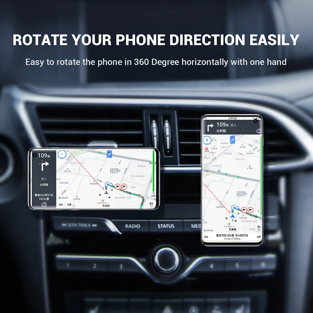 TOPK Magnetic Car Phone Holder Universal Stand for Mobile Magnet Air Vent Mount Support telephone GPS |