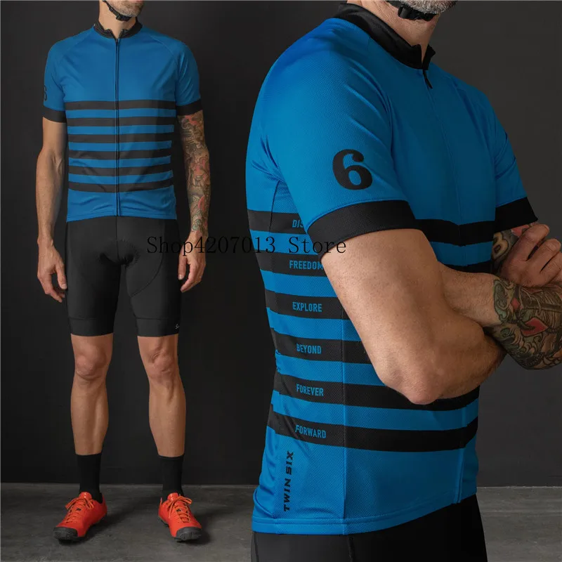 Набор Джерси для велоспорта Твин Сикс 2019 мужская летняя одежда горного