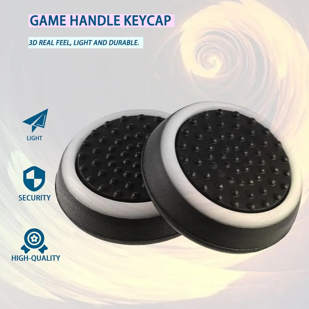 2 шт Силиконовые аналоговые ручки для джойстика Playstation 4 PS4 Pro Slim PS3 геймпад Thumbstick cap