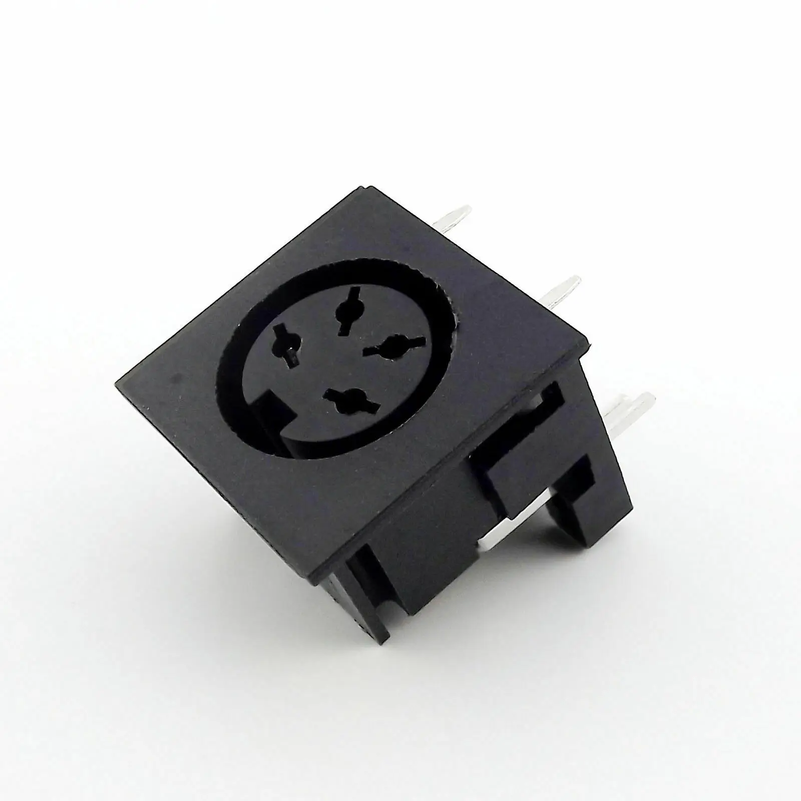 

10pcs DIN 4 Pin Circular Jack Female Panel Mount PCB Mount Connector Adapter
