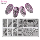 BeautyBigBang штампованные пластины для ногтей прямоугольные летние цветочные геометрические формы для дизайна ногтей шаблон формы изображения пластины трафареты BBB XL-005