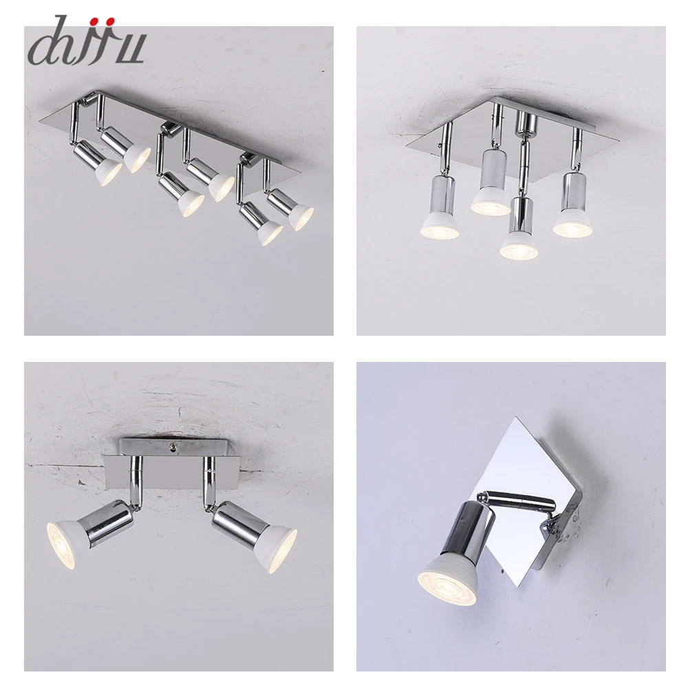 Регулируемый светодиодный настенный светильник GU10 вращающаяся настенная лампа