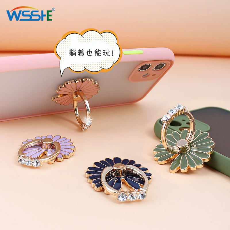 Мобильный телефон с металлическим бриллиантом вращающийся на 360 градусов