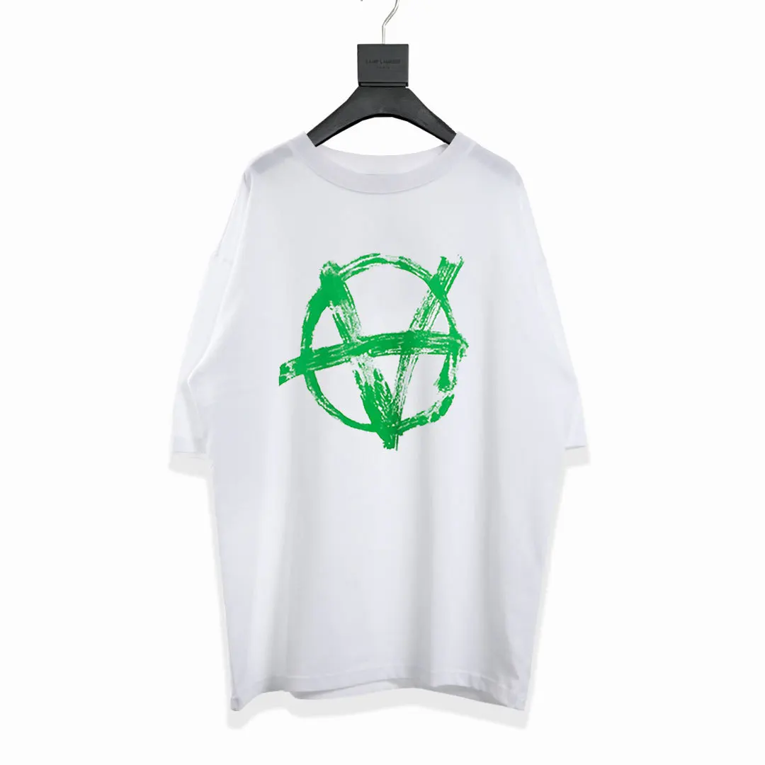 

High street new VTM vehicles short sleeve OS loose casual hip hop lovers short sleeve t-shirt men and women fashion