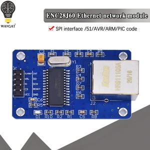 Модуль сетевой платы Ethernet ENC28J60, 25 МГц, Кристалл AVR 51 LPC STM32 3,3 В для arduino