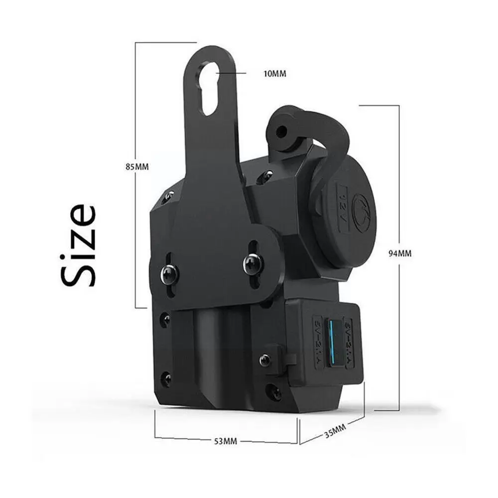 Водонепроницаемый двойной USB-разъем для прикуривателя мотоцикла адаптер