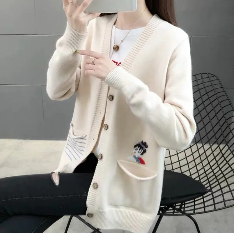 Ff4910 2019 новый осенне-зимний женский модный Повседневный Теплый красивый свитер