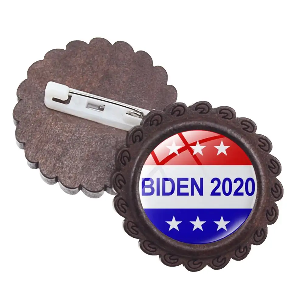 Брошь Джо биден для президента 2020 брошь с изображением кандидатов в американский
