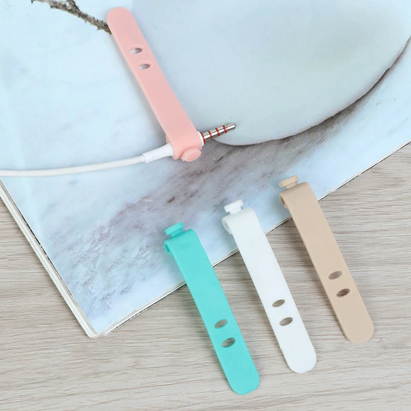 4 шт./компл. креативные дорожные аксессуары силикагелевая намотка для кабеля