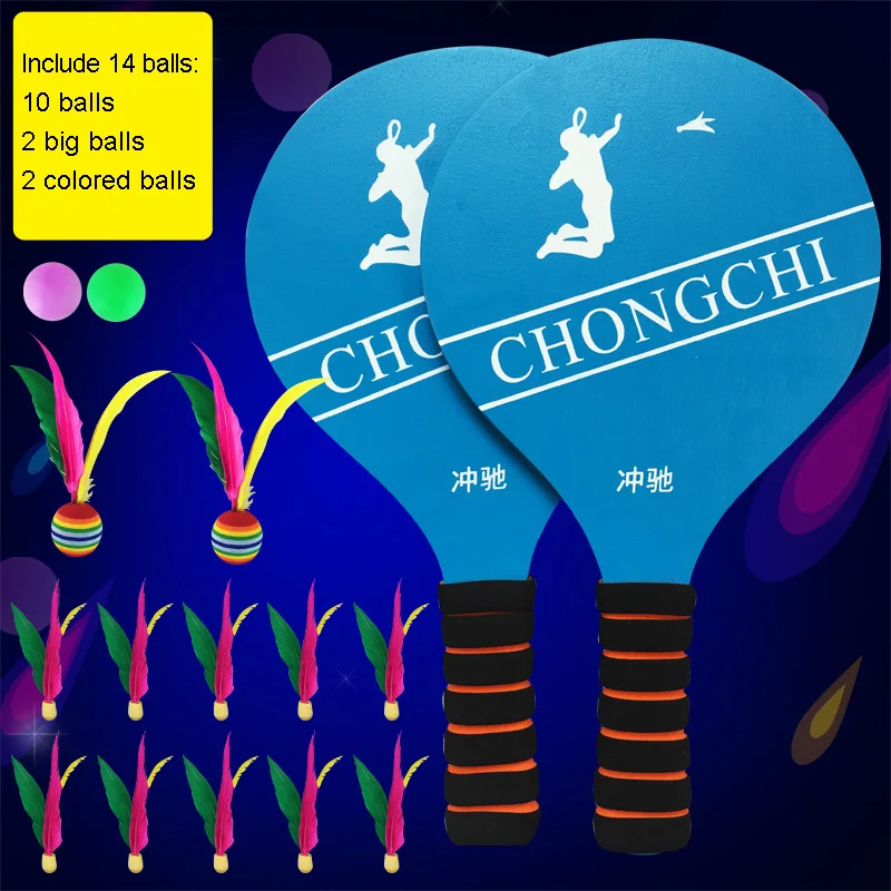 Утолщенные крикет летучая мышь набор толстый деревянный дизайн пляж Кемпинг