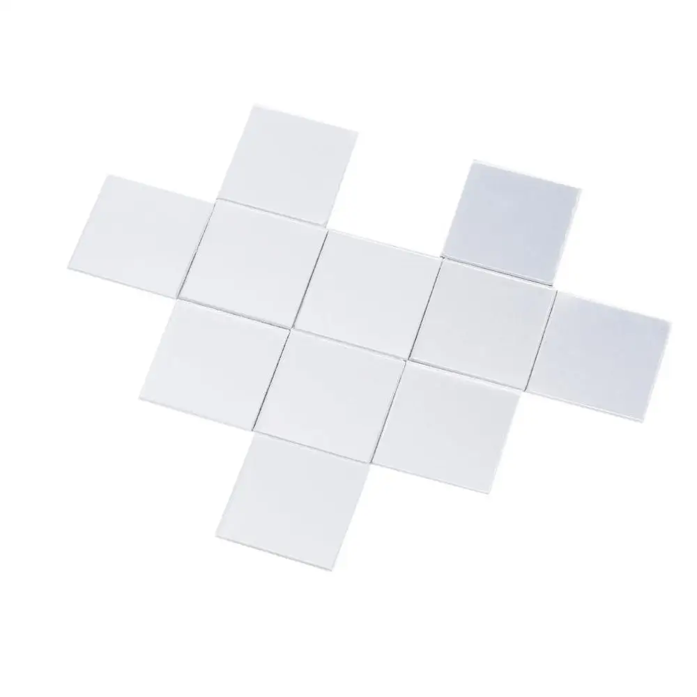 100 шт. зеркало DIY стикер стены популярная плитка 3D Украшение Дома Мозаика