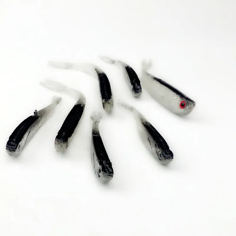 Мягкая приманка 75 мм силиконовые свимбейты искусственный червь воблеры для рыбы