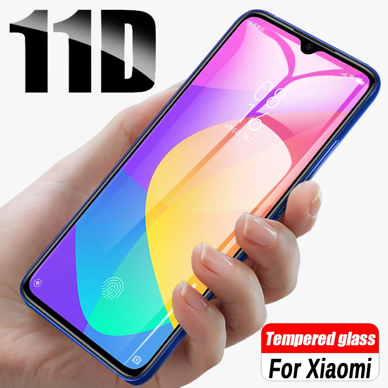 11D полное покрытие из закаленного стекла для Xiaomi mi CC9 CC9e A3 Защитная пленка Lite 9 Se Play