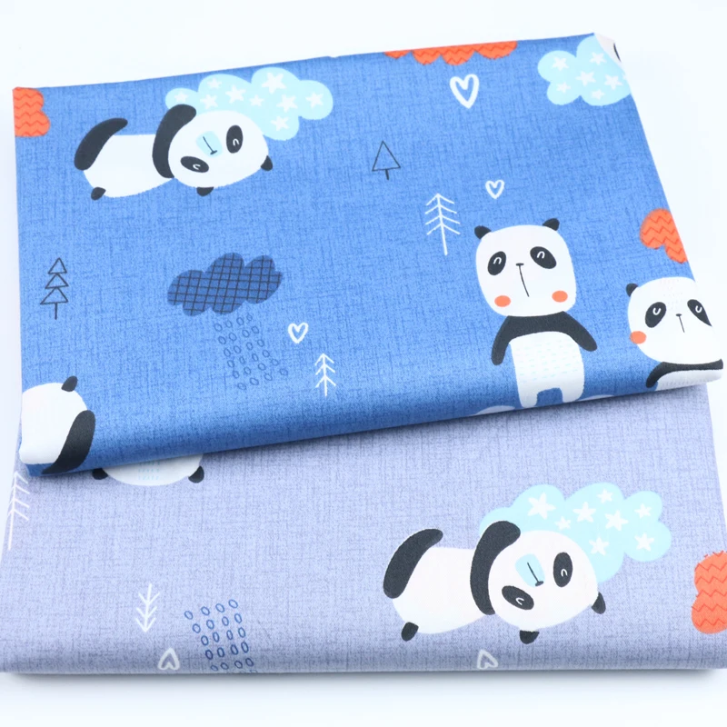 Обивочная ткань из хлопковая для шитья хлопка с принтом детей материал сделай